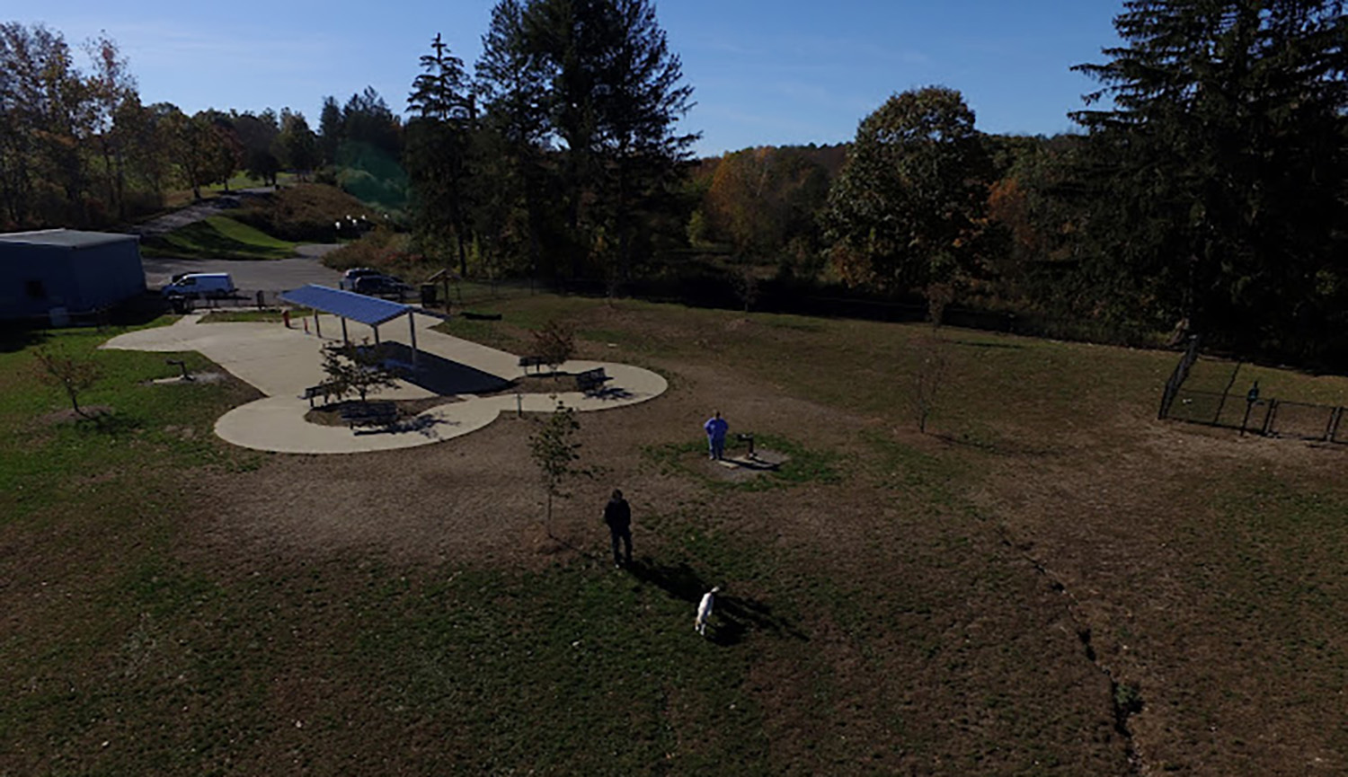 newtown-park-and-bark-drone-shot-above-bark-park-newtown-ct